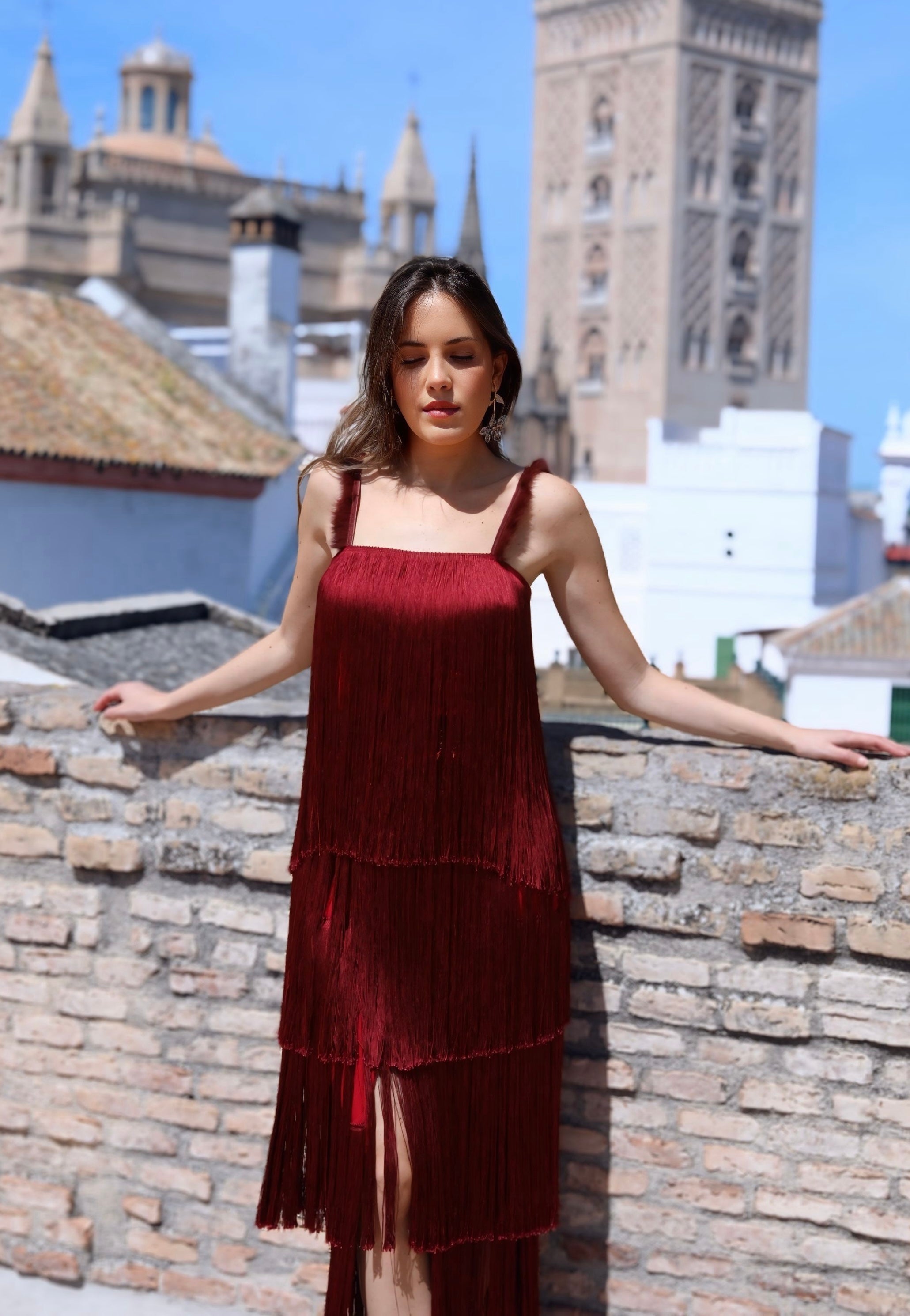 Top Audrey Rojo Vino