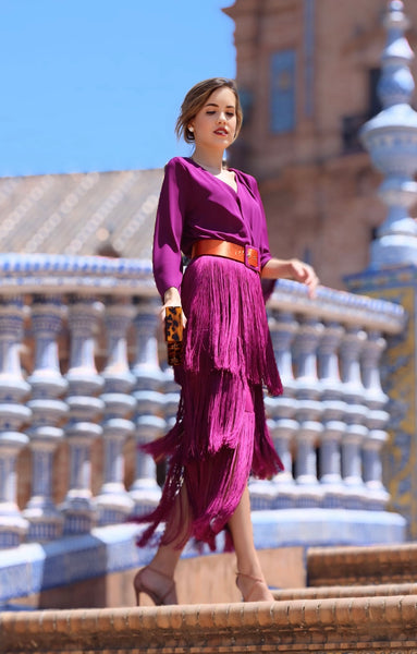 Falda Malena Buganvilla