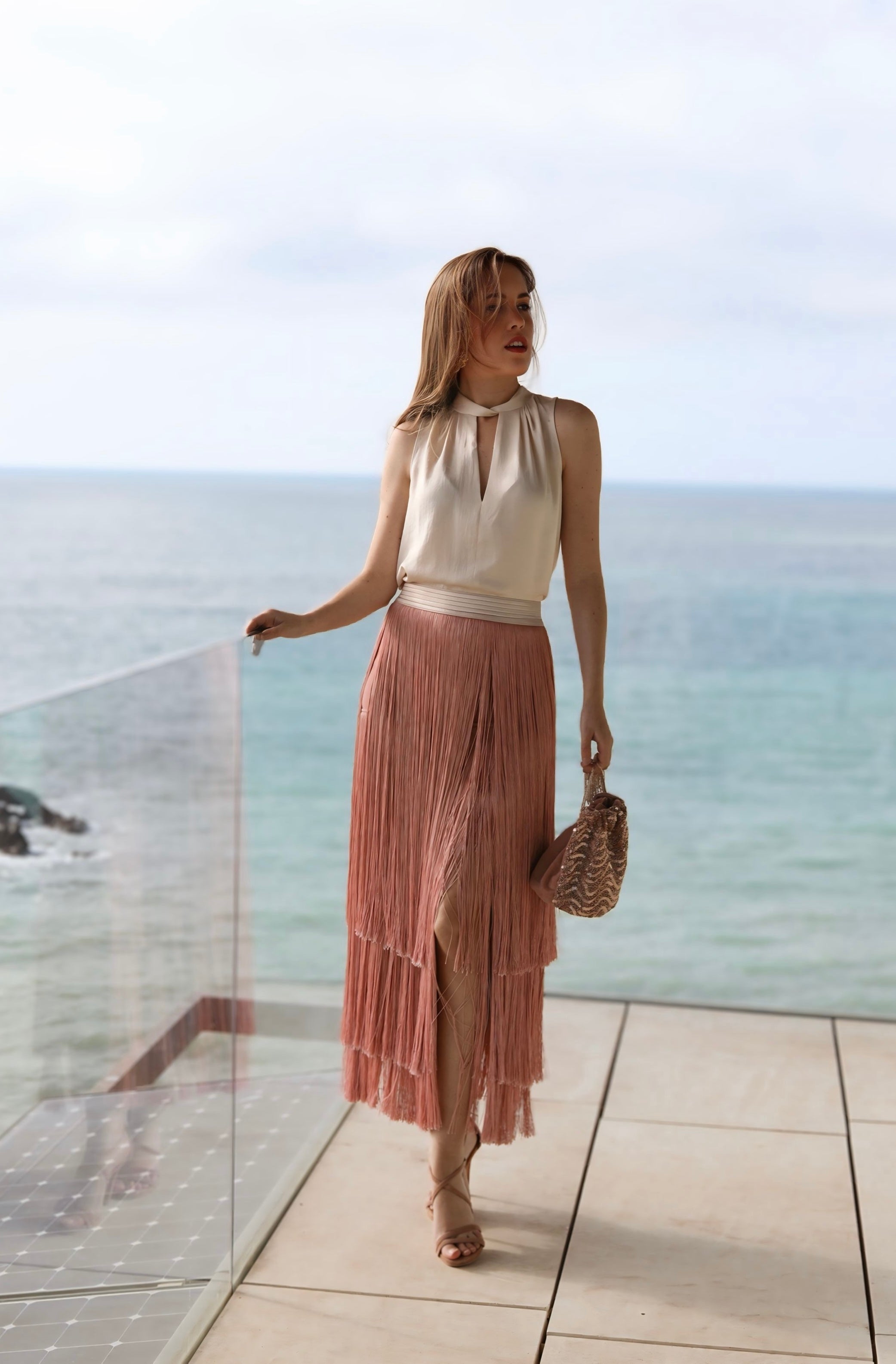 Falda Bela Rosa Nude