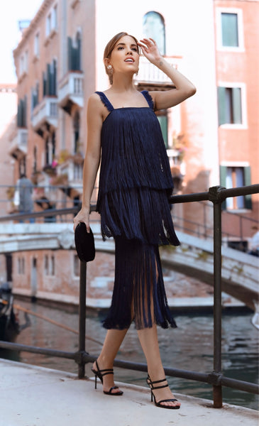 Falda Audrey Azul Marino