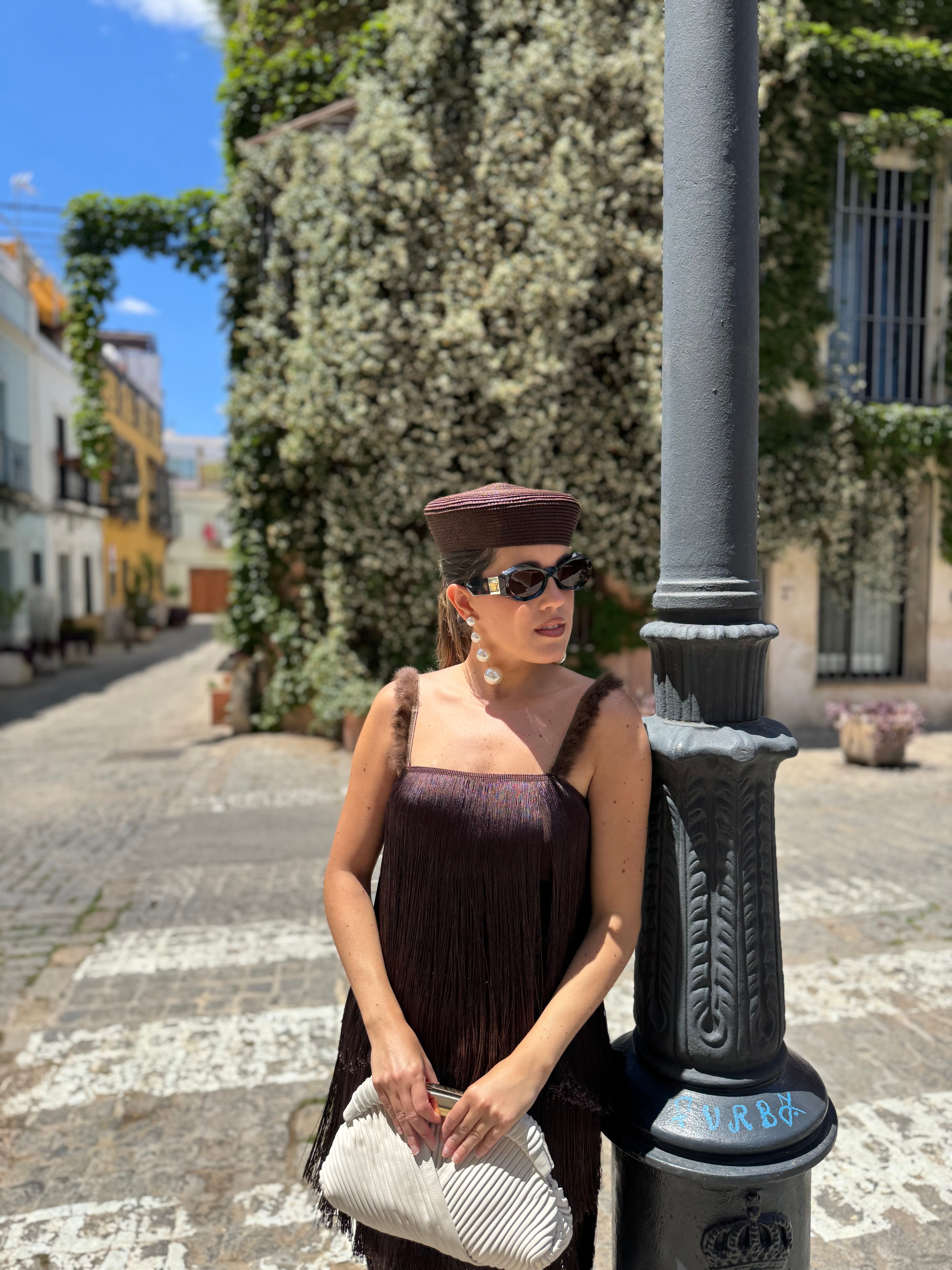Top Audrey Marrón