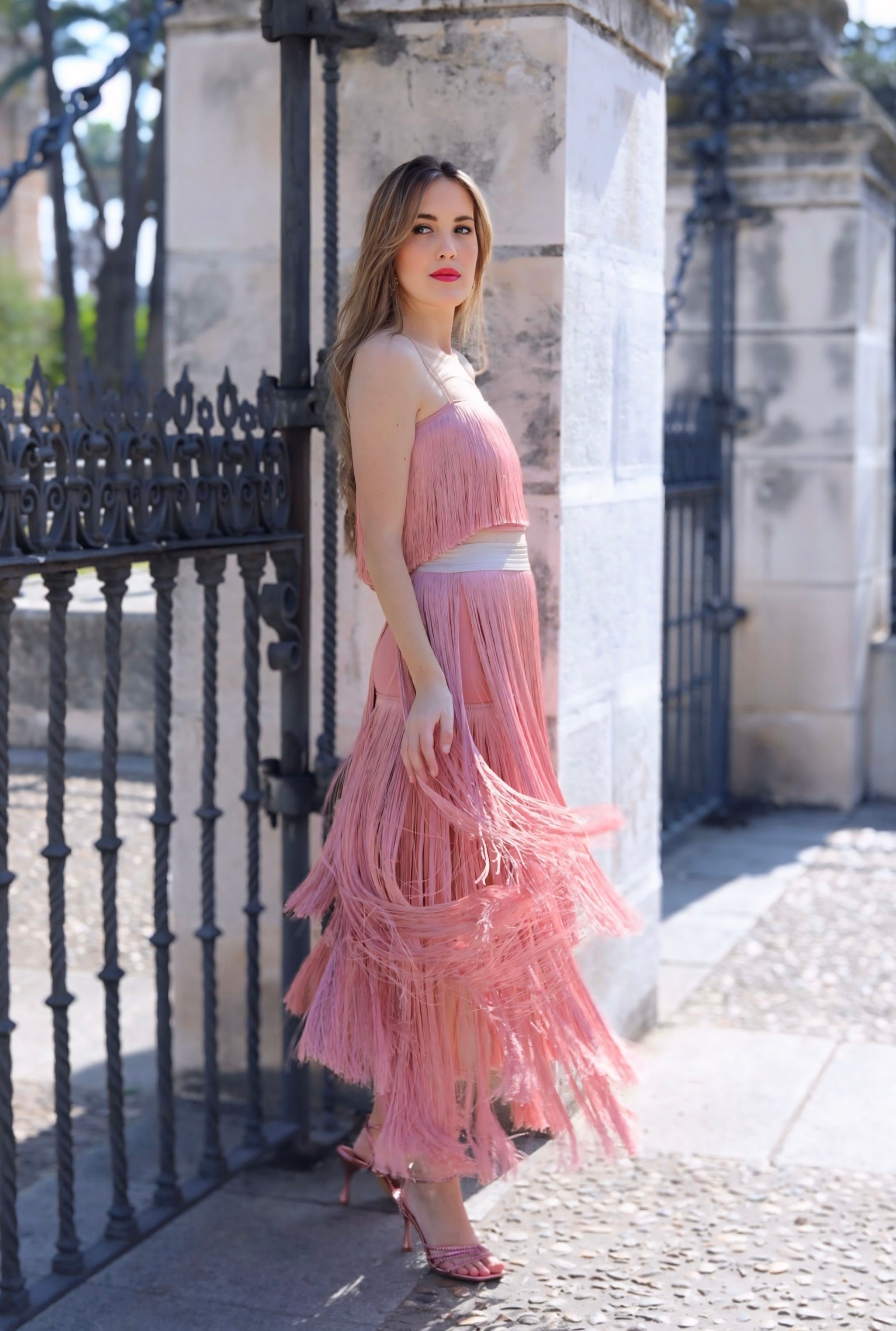 Falda Bela Rosa Nude