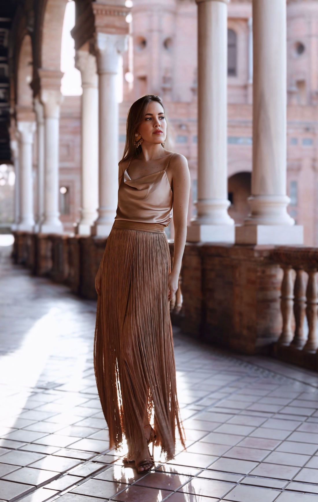 Falda Pippa Ocre