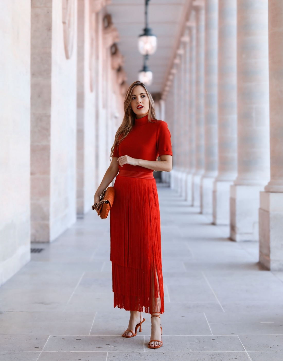 Falda Bela Roja