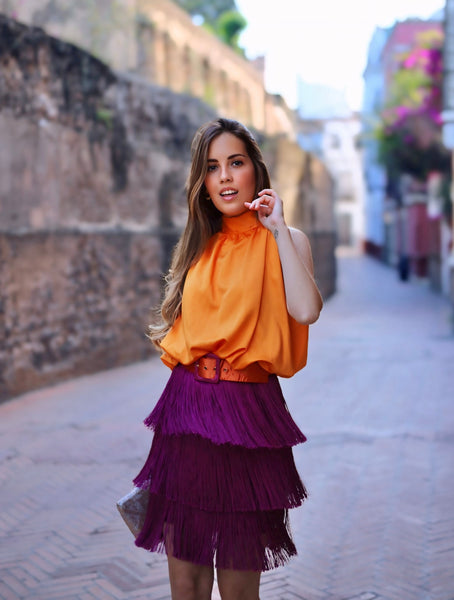 Falda Mara Buganvilla