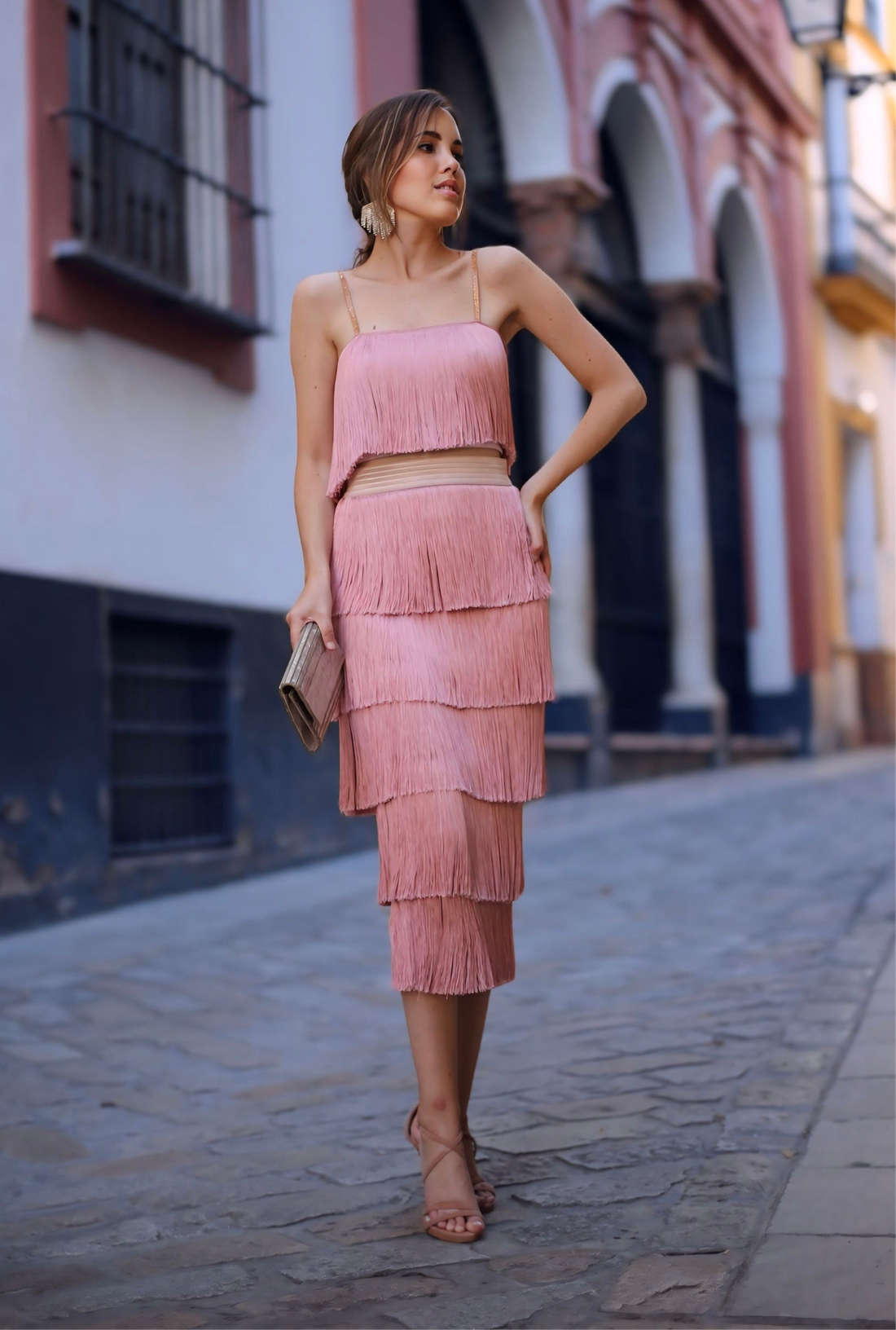 Falda Alma Rosa Nude