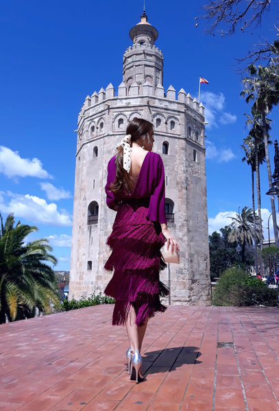 Falda Alma Buganvilla