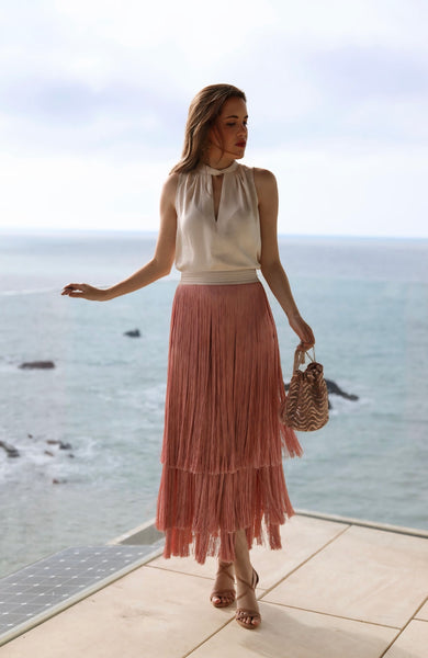 Falda Bela Rosa Nude