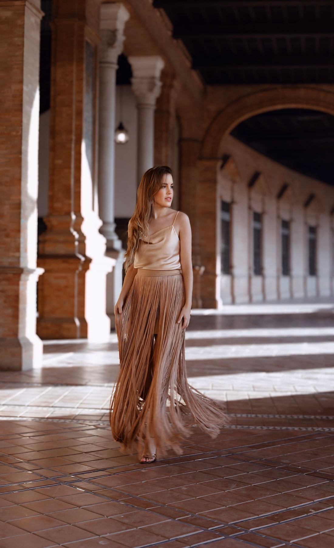 Falda Pippa Ocre