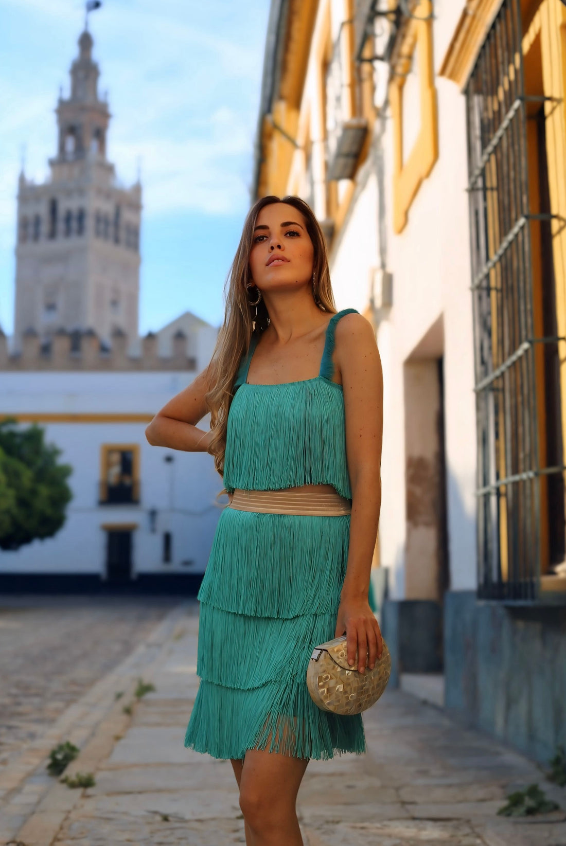 Falda Mara Aguamarina