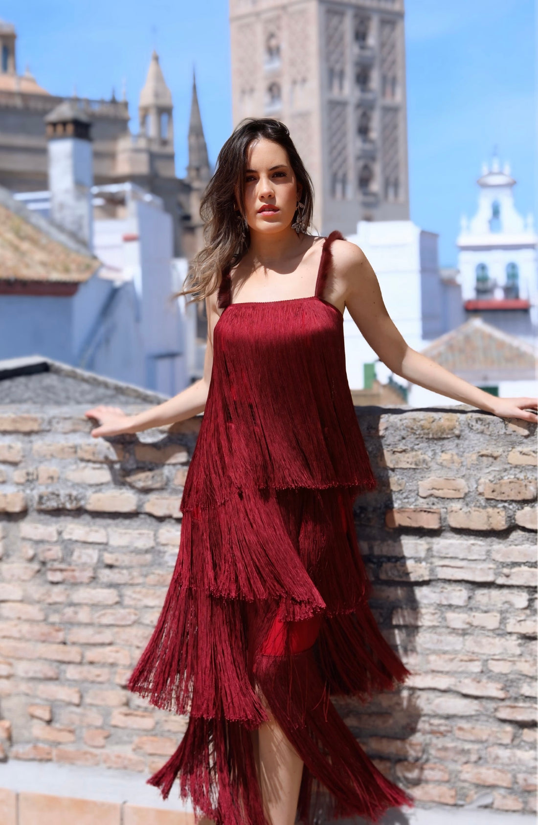 Top Audrey Rojo Vino