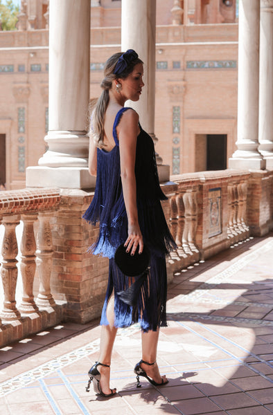 Falda Audrey Azul Marino